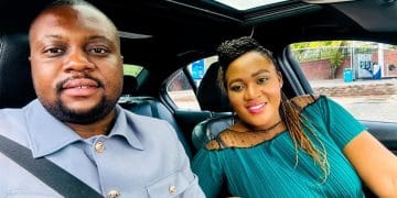Joseph from Kasarani with his love Sylvia smiling together after meeting through Admin Mary G