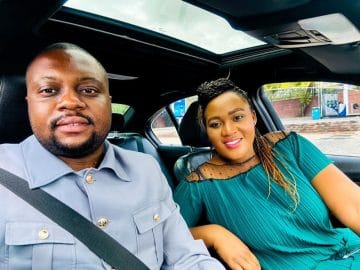 Joseph from Kasarani with his love Sylvia smiling together after meeting through Admin Mary G